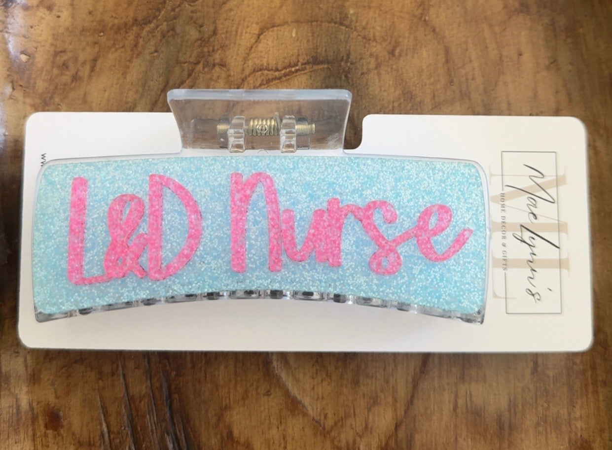 L&D Nurse Claw Clip