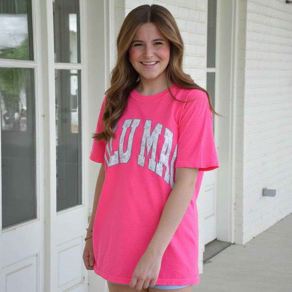 LULU MAC Camo Neon Pink