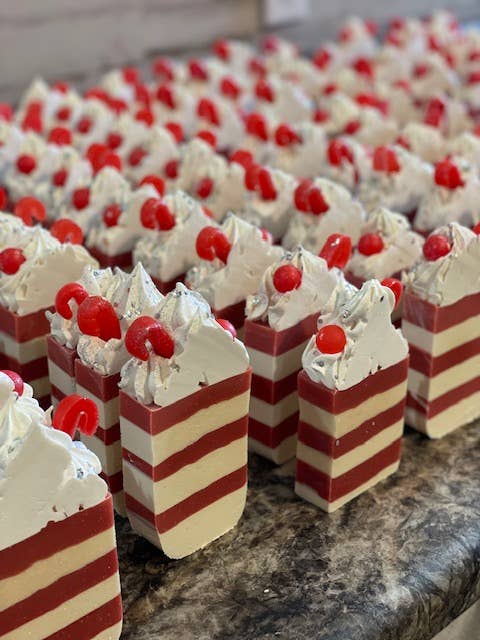 Candy Cane Goat Milk Soap