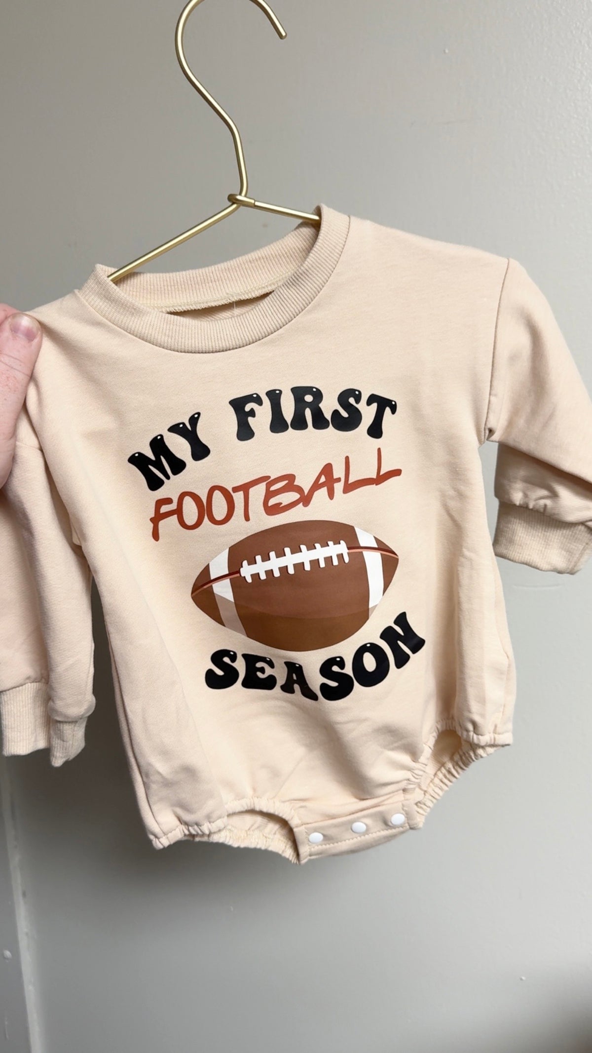 First Football Season Onesie
