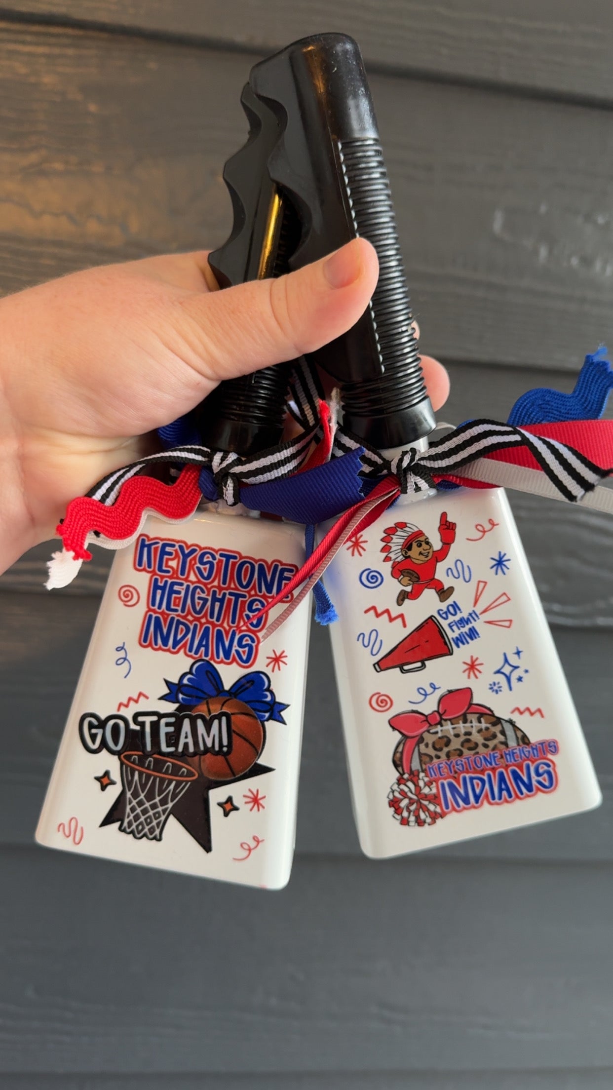 School/Mascot Cow Bells