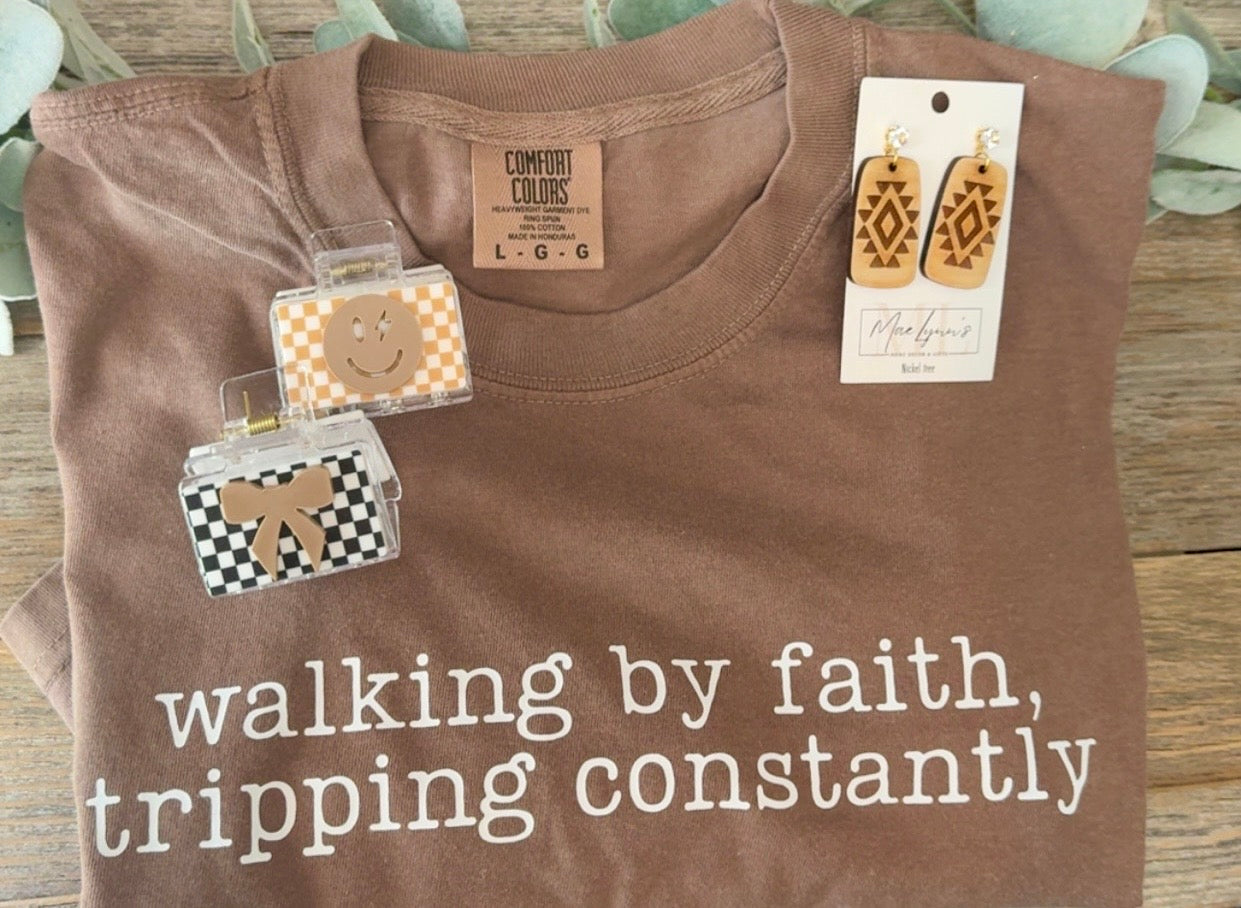 Walking by faith tripping constantly