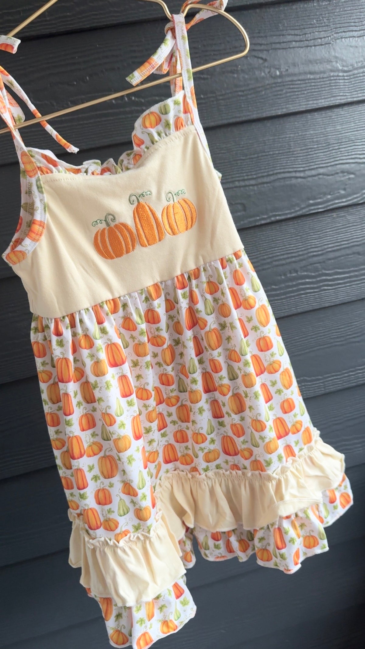 Fall Pumpkin Dress
