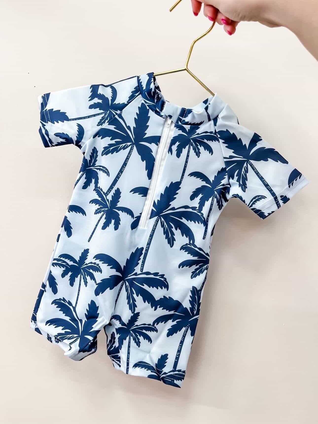 TTB Blue Palm Trees Swimsuit