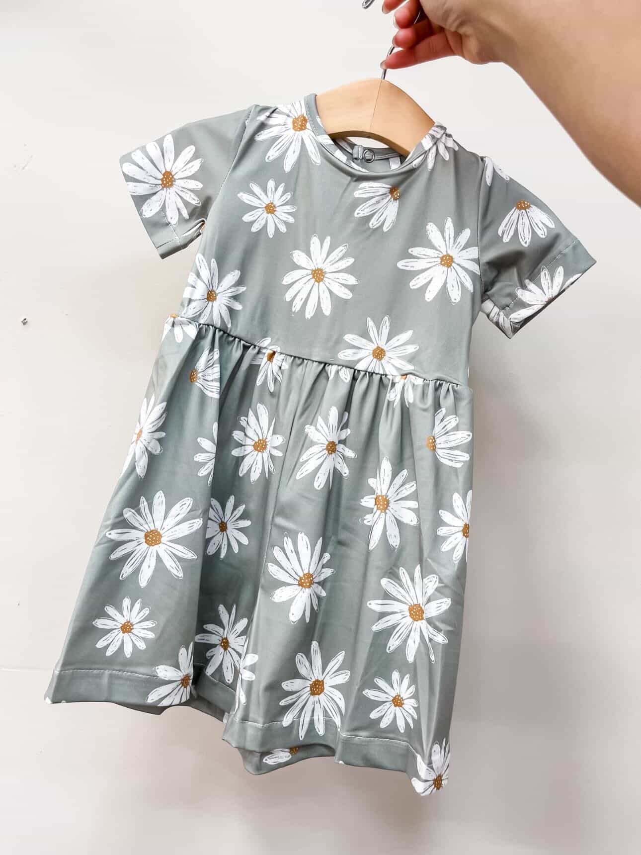 Sage Floral Romper