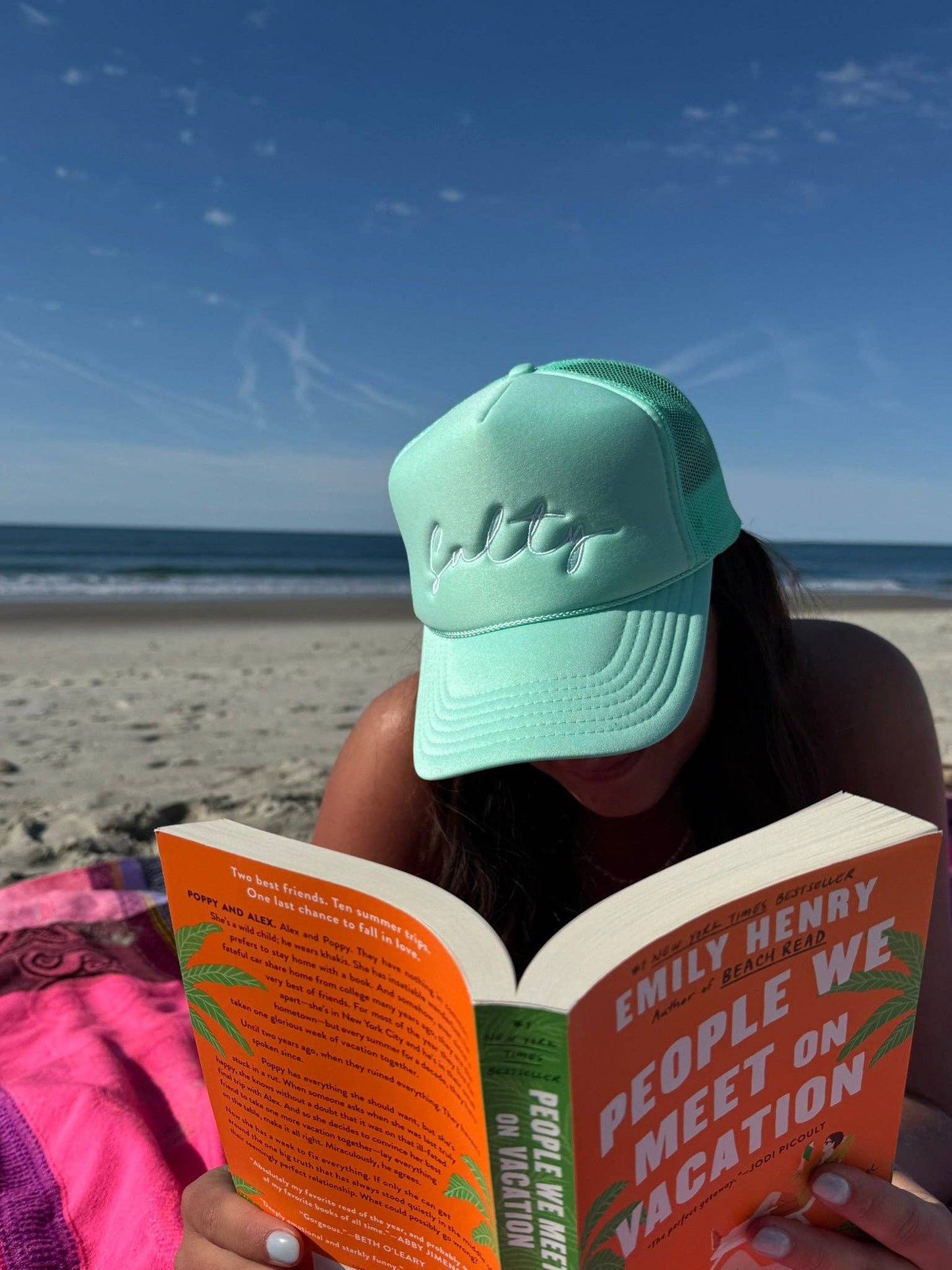 Salty Embroidered Trucker Hat
