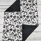 Baby Girl Black Bow Printed Blanket