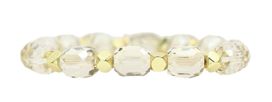 Annie Stretch Bracelet - Champagne
