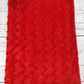 Bow Printed Baby Girls Red Christmas Blanket