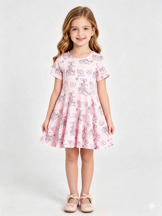 Castle Girls Short Sleeve Dress
