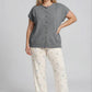 PLUS RAW EDGE SLEEVELESS LIGHTWEIGHT CARDIGAN