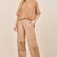 Mineral Washed Lace Top
