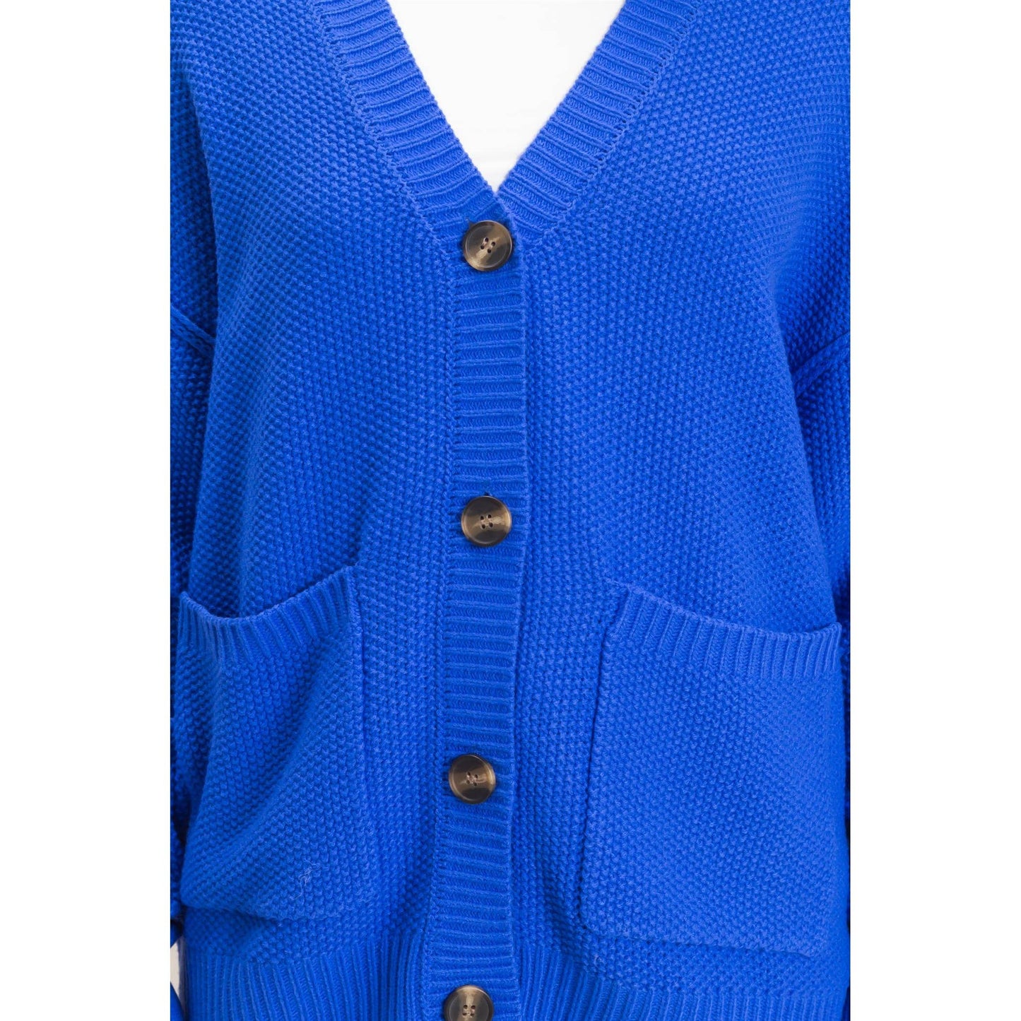 Smith Oversized Knit Buttoned Cardigan