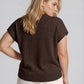 PLUS RAW EDGE SLEEVELESS LIGHTWEIGHT CARDIGAN