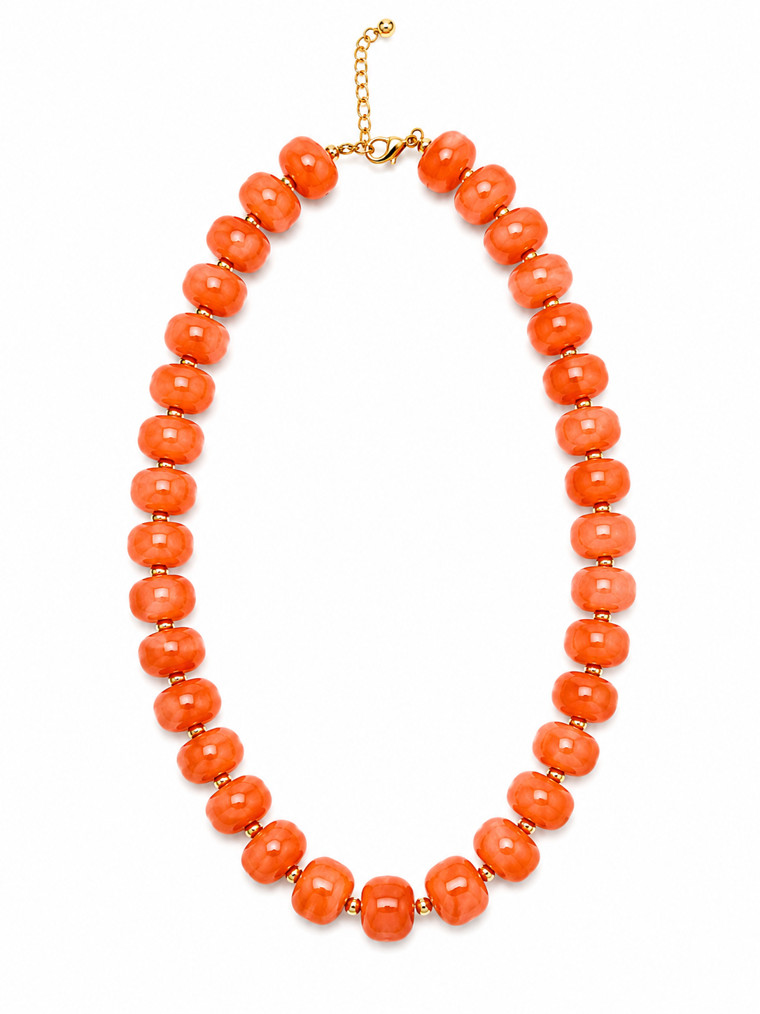 Luxe Marbled Beaded Candy Necklace