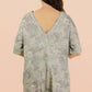 Camo Print Knit Casual Romper