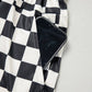 Checkered Print High Waist Casual Shorts