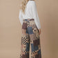Patchwork Floral French Terry Pants