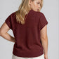PLUS RAW EDGE SLEEVELESS LIGHTWEIGHT CARDIGAN