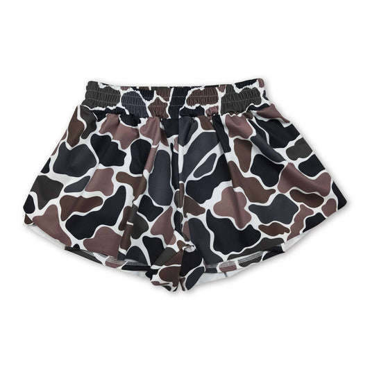 Dark camo shorts