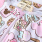Balloon Print Long Sleeve Girl Swimsuit
