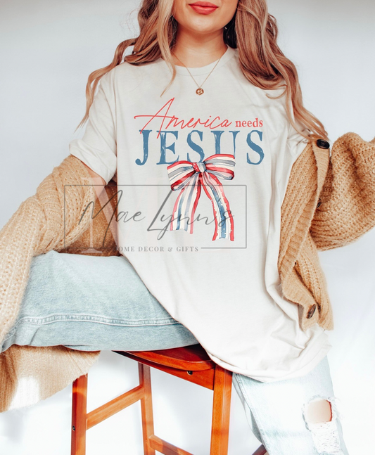 America Needs Jesus T-Shirt