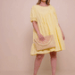 Womens Asymmetric Seam Detail Cinched Cuff Poplin Dress