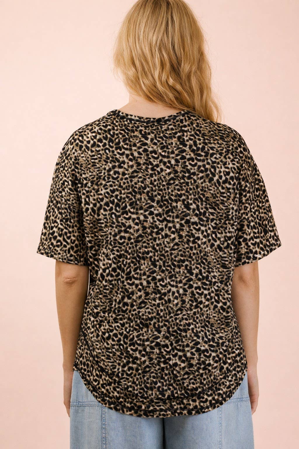 Karen Oversized Leopard Printed Knit Top
