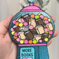 Book Gum Jar Freshie