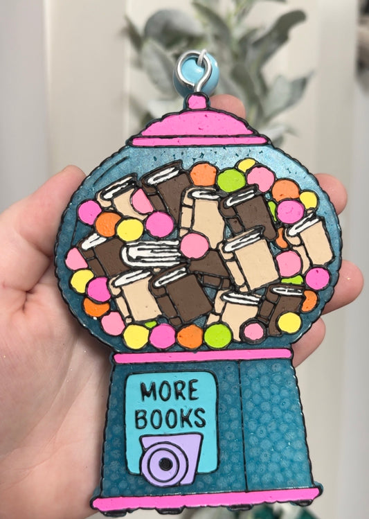Book Gum Jar Freshie