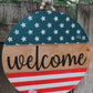 Patriotic Rustic Door Hanger