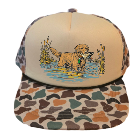 Toddler Kids Fieldstone  Camo Trucker Hat