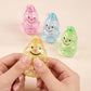 12PCS - Glitter Snowman Squeeze Squishy Stress Relief Toy