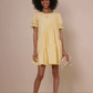 Womens Asymmetric Seam Detail Cinched Cuff Poplin Dress