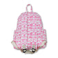 Pink bow children girls back to school backpack