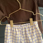 Fall Pumpkin Brown Short Set