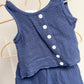 Cute Dark Blue Short Set