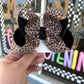 Leopard Bow - Alligator Clip