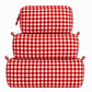 Red Gingham Quilted Bag Print