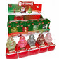12PCS - Glitter Christmas Santa Squeeze Squishy Stress Relief Toy