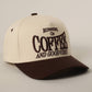 RUNNING ON COFFEE 3D Letter Embroidered Two-Tone Trucker Hat