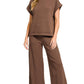 Cotton Slub Tee & Pants 2pc Set  Zenana