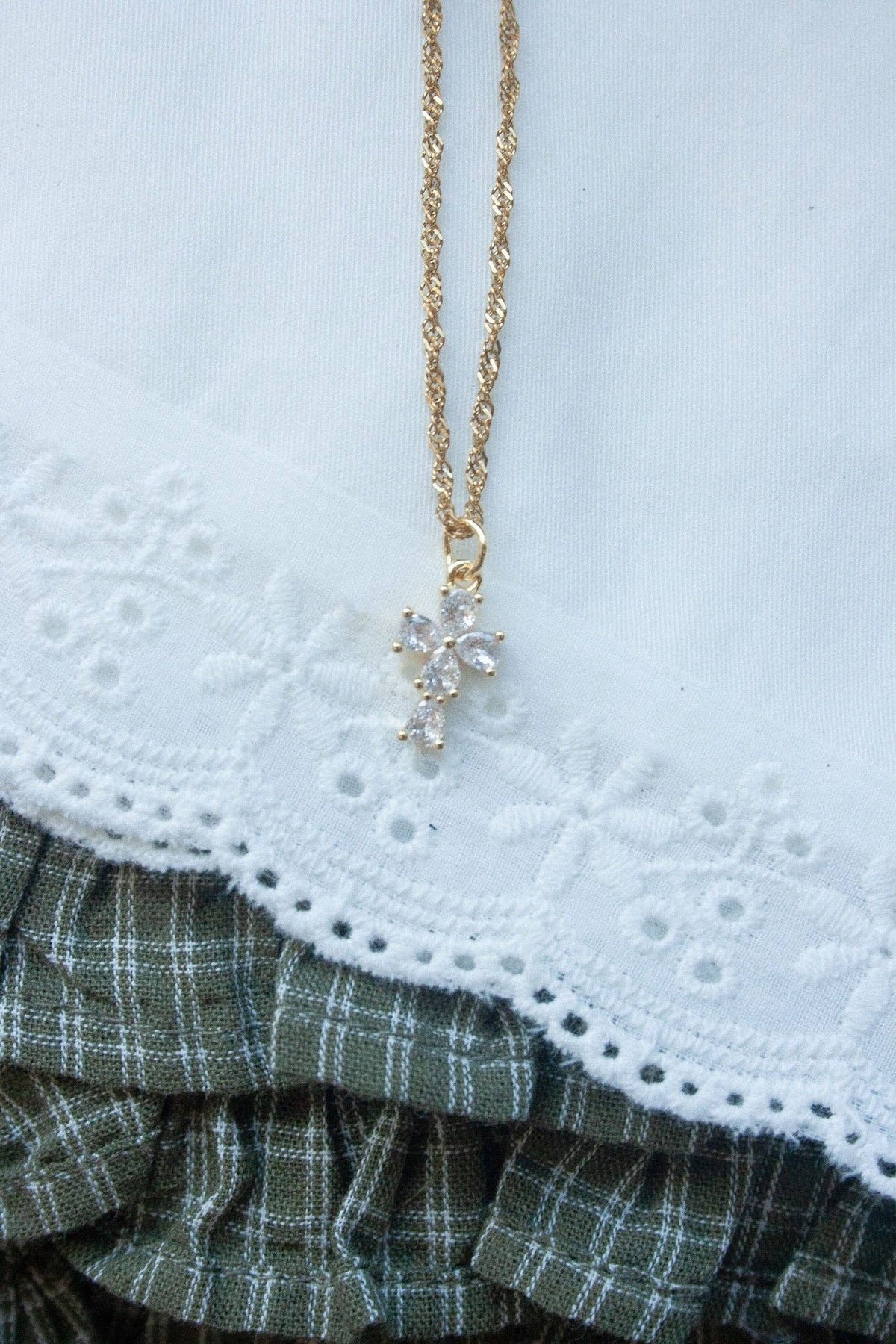 Hope Cross Necklace Romans 15:13