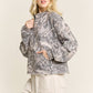 Shelby Camo Quarter Zip Top