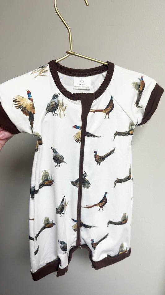 Brown Pheasant Loungewear One Piece
