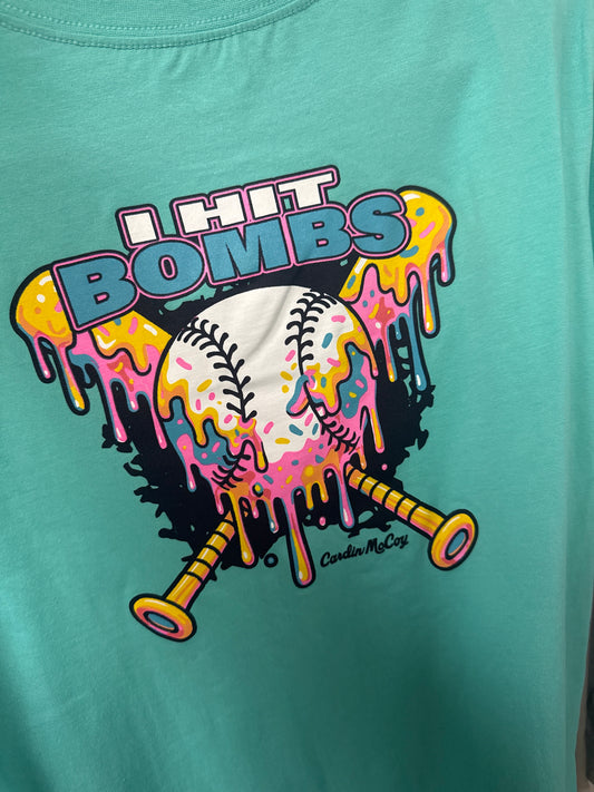 I Hit Bombs-Teal