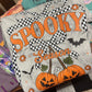 Spooky Checkered Tshirt