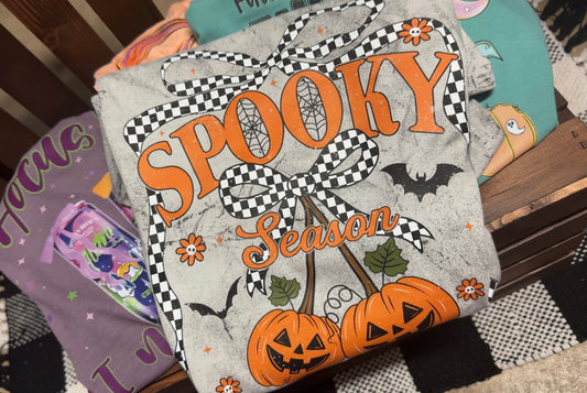 Spooky Checkered Tshirt