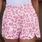66 Leopard/Checkered High Waisted Athletic Shorts (S-XL): Blue Leopard / Missy / M