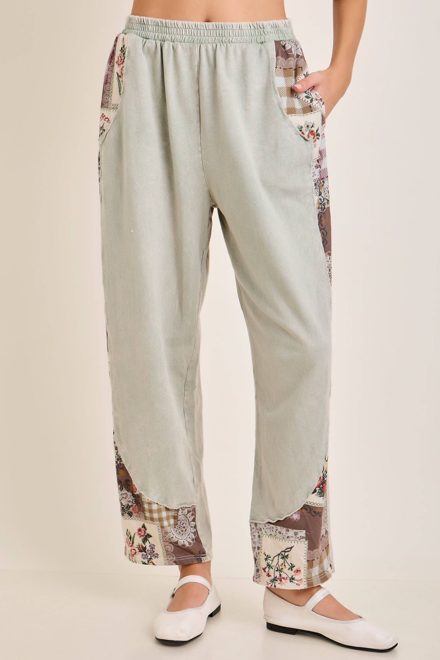 Gina Patch Barrel Pants
